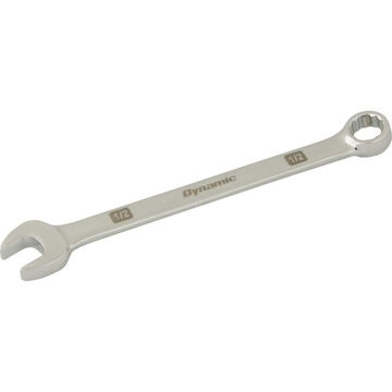 Combination Wrench, 1/2 in Opening, 12-Point, 7.01 in lg, 15 deg