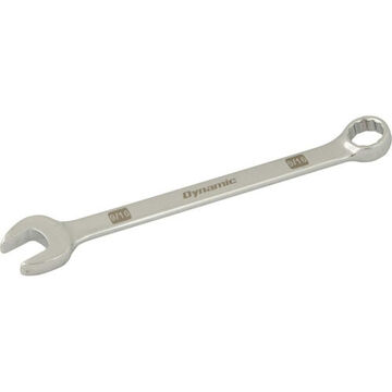 Combination Wrench, 9/16 in Opening, 12-Point, 7.48 in lg, 15 deg