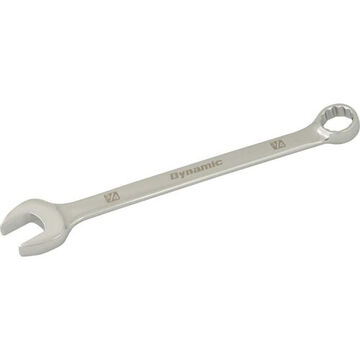 Combination Wrench, 3/4 in Opening, 12-Point, 9.76 in lg, 15 deg