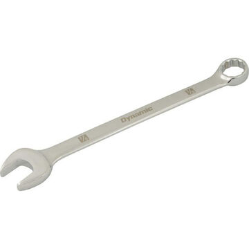 Combination Wrench, 7/8 in Opening, 12-Point, 11.5 in lg, 15 deg