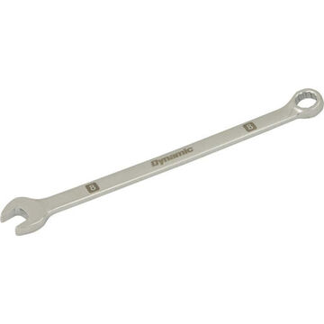 Combination Wrench, 8 mm Opening, 12-Point, 5.83 in lg, 15 deg