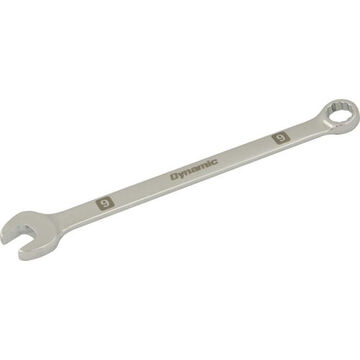 Combination Wrench, 9 mm Opening, 12-Point, 6.06 in lg, 15 deg