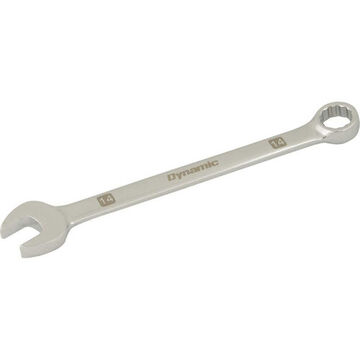 Combination Wrench, 14 mm Opening, 12-Point, 7.48 in lg, 15 deg