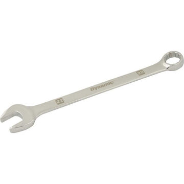 Combination Wrench, 22 mm Opening, 12-Point, 11.5 in lg, 15 deg