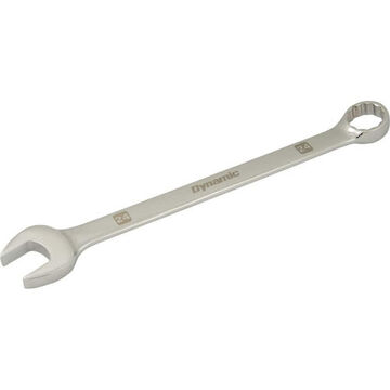 Combination Wrench, 24 mm Opening, 12-Point, 12.36 in lg, 15 deg