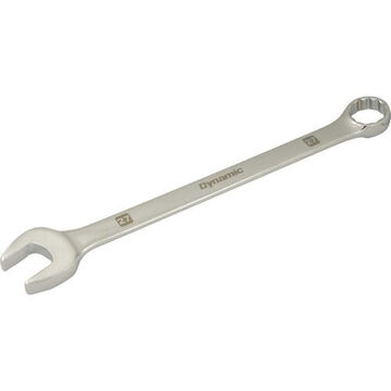 Combination Wrench, 27 mm Opening, 12-Point, 14.13 in lg, 15 deg