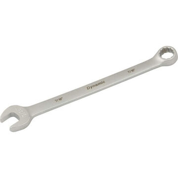 Wrench Contractor Series Combination, 7/16 In Opening, 12-point, 6.61 In Lg, 15 Deg