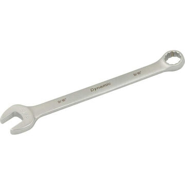 Wrench Contractor Series Combination, 9/16 In Opening, 12-point, 7.6 In Lg, 15 Deg