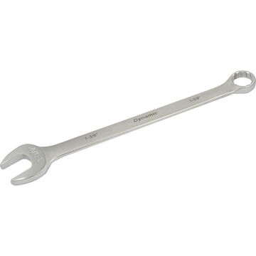Contractor Series Combination Wrench, 1-3/8 in Opening, 12-Point, 18.54 in lg, 15 deg