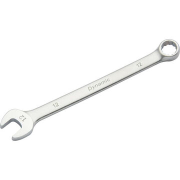 Wrench Contractor Series Combination, 12 Mm Opening, 12-point, 6.85 In Lg, 15 Deg
