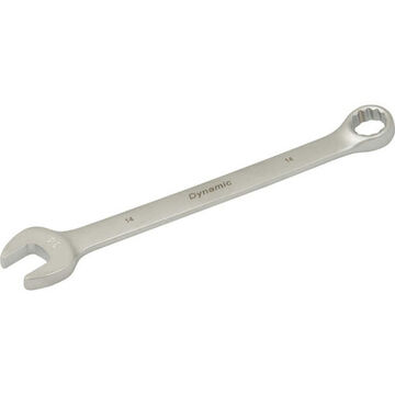 Wrench Contractor Series Combination, 14 Mm Opening, 12-point, 7.6 In Lg, 15 Deg