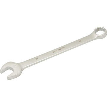 Wrench Contractor Series Combination, 20 Mm Opening, 12-point, 10.2 In Lg, 15 Deg