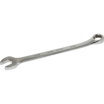 Combination Wrench, 12 mm Opening, 6-Point, 178 mm lg, 15 deg