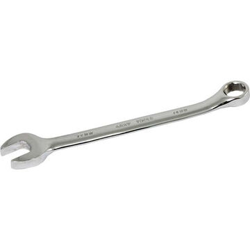 Combination Wrench, 14 mm Opening, 6-Point, 191 mm lg, 15 deg