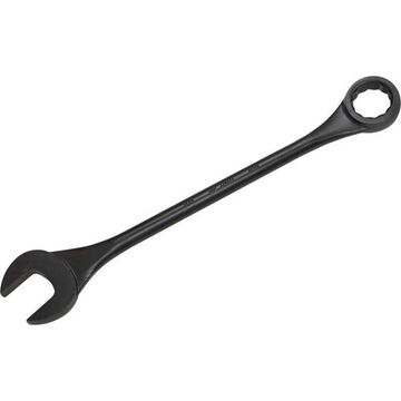 Round Shank Combination Wrench, 70 mm Opening, 12-Point, 826 mm lg, 10 deg