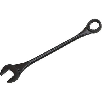 Round Shank Combination Wrench, 75 mm Opening, 12-Point, 964 mm lg, 10 deg
