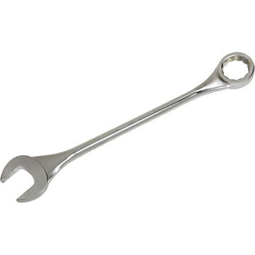 Round Shank Combination Wrench, 75 mm Opening, 12-Point, 964 mm lg, 10 deg