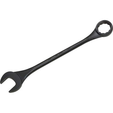 Round Shank Combination Wrench, 80 mm Opening, 12-Point, 902 mm lg, 10 deg