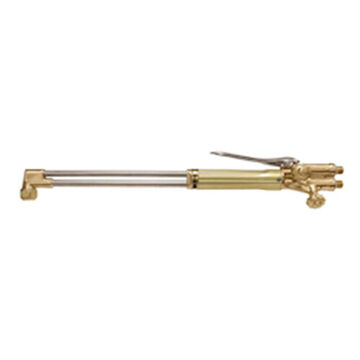 Heavy Duty Straight Cutting Torch, 1/8 To 5 In, 21 In Lg, 90 Deg, Brass/stainless Steel