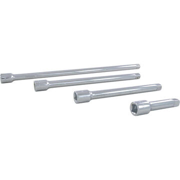Extension Set, 3/8 in Drive, 4-Piece, Steel, Chrome