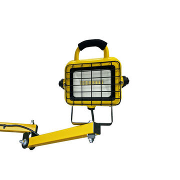 Heavy Duty Dock Light, LED, 38 W, 120 V, 60 in Arm, Push