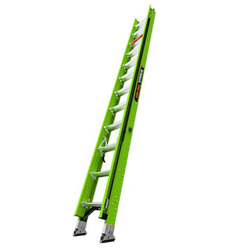 Extension Ladder, 24 ft lg, Type IAA, 375 lb, Fiberglass