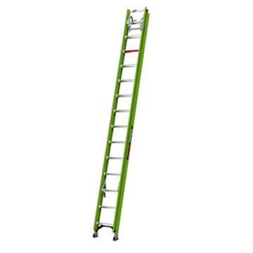Extension Ladder, 28 ft lg, Type IA, 300 lb, Fiberglass