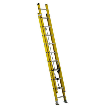 Extra Heavy Duty Extension Ladder, 20 ft lg, Type IA, 300 lb, Fiberglass
