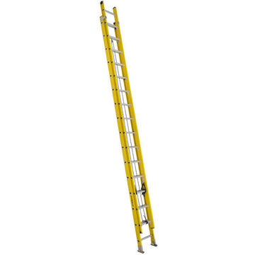 Extra Heavy Duty Extension Ladder, 28 ft lg, Type IA, 300 lb, Fiberglass