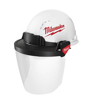 Lens Dual Coat, Clear, Polycarbonate, 9.5 In Ht, 10 In Wd Visor
