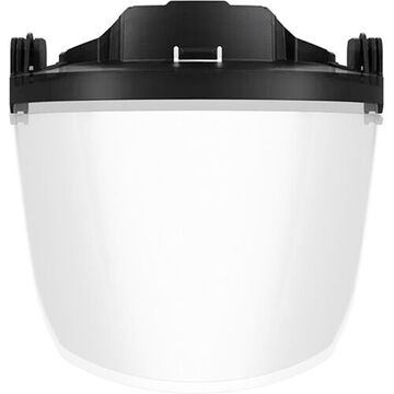 Lens Dual Coat, Clear, Polycarbonate, 9.5 In Ht, 10 In Wd Visor