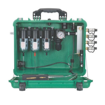 Boîte de filtration du système de distribution d'air respirable, moniteur de monoxyde de carbone 115 VAC, Foster, 100 cfm