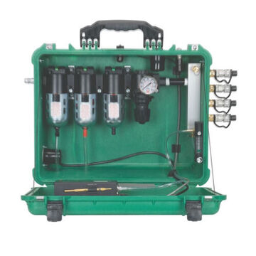 Filtration Box, Breathing Air Distribution System 115 Vac Carbon Monoxide Monitor, Foster, 100 Cfm