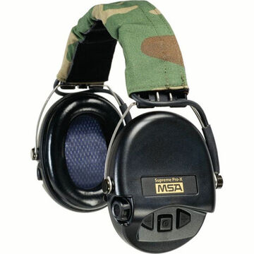 Ear Muff Pro-x Headband, 18 Db, Black/green