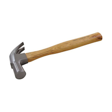 Claw hammer, 13-1/2 in lg, Plain, 1-1/4 lb