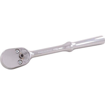 Reversible Hand Ratchet, Chrome, 1/2 in Drive, 10 in lg, 40-Teeth