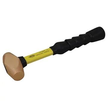 Sledge Hammer, 12 in lg, 2.5 lb, Brass