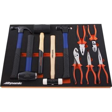 Hammer and Pliers Set, 11-Piece