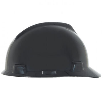 Cap Style Hard Hat, 6-1/2 In Fits Hat, Black, Polyethylene, 1-touch, E