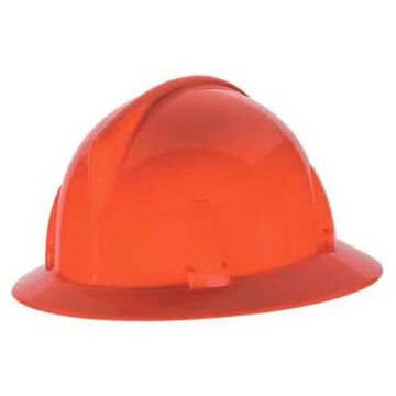 Casque dur, orange, cliquet 4 point