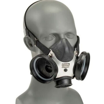 Half Mask Respirator, Medium, Black