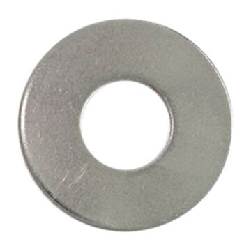 Flat Washer, 1/4 in Nom Size, 5/16 in ID, 3/4 in od, 1/16 in thk, Carbon Steel