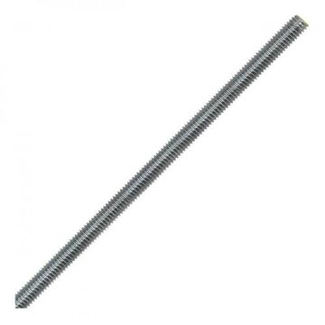 Fully Threaded Rod, 3/4 in-9, 3 ft lg, Stainless Steel