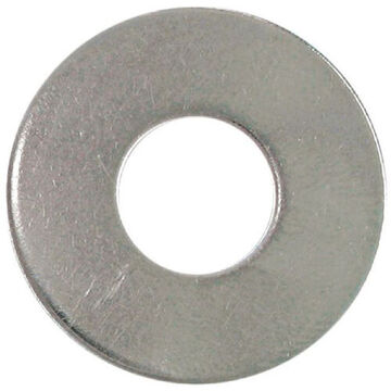 Rondelle plate, 9/16 pouce de diamètre intérieur, 1-3/8 pouce de diamètre extérieur, 7/64 pouce d'épaisseur, acier au carbone