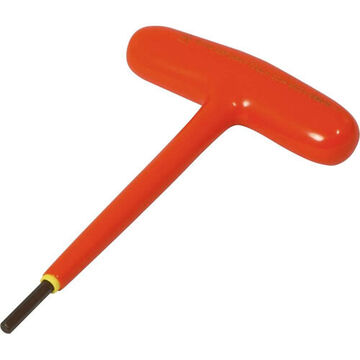 Insulated Hex Key, 9/64 in Tip, Steel
