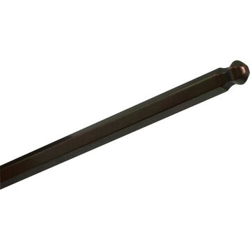 Ball End Hex Key, 2 mm Tip, Long, 16 mm lg Arm, Steel
