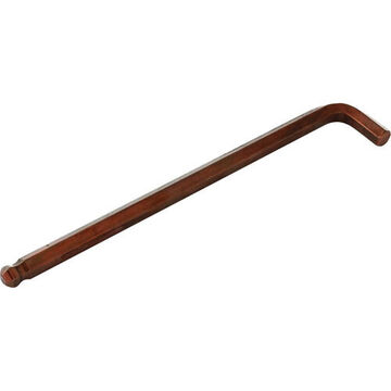 Stubby Length Hex Key, 10 mm Tip, Long, Steel