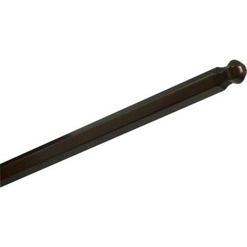 Ball End Hex Key, 2.5 mm Tip, Long, 18 mm lg Arm, Steel