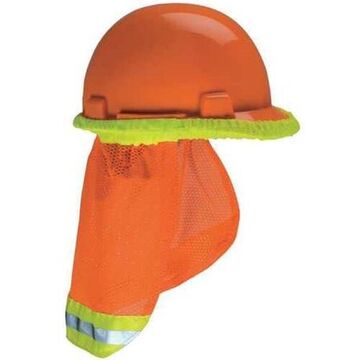 Hard Hat Protector, Orange, Fabric