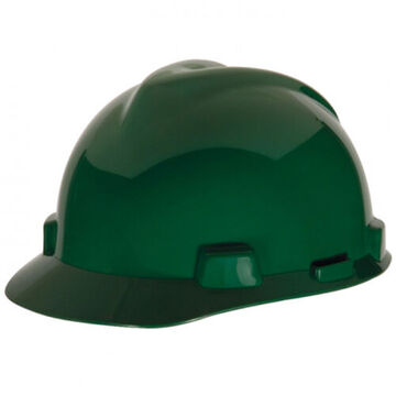 Hard Hat, 6-1/2 To 8 In Fits Hat, Green, Polyethylene, Fas-trac® Iii, E
